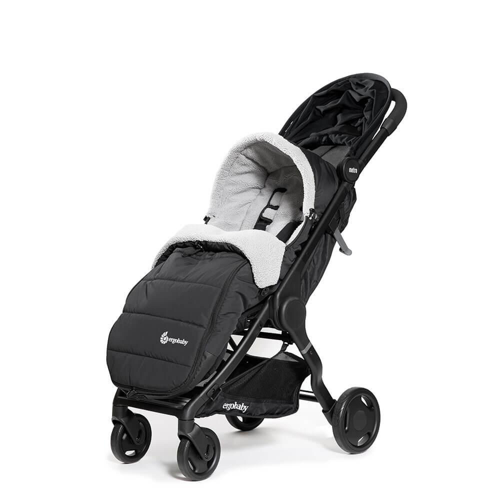 Grey stroller with footmuff online