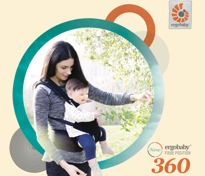 Their world in all directions...the Ergobaby Four Position 360 Baby Carrier