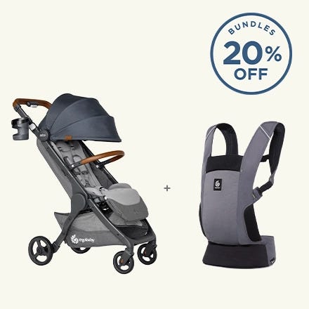 Baby carrier and stroller best sale